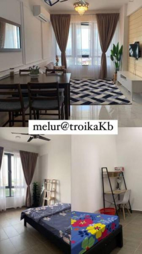 Lovely 2-BR service apartment with pool (melur @ troikaKB)